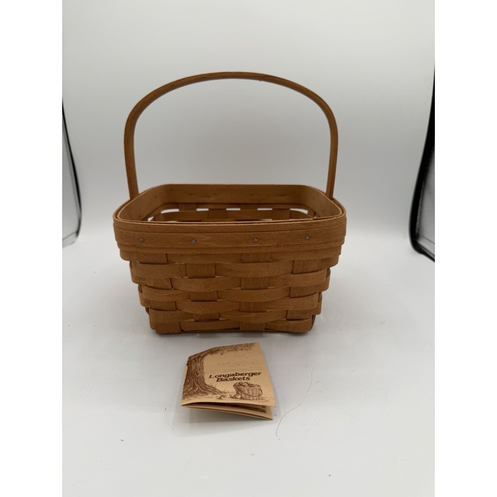 🍓🧺 Longaberger 1988 Large Berry Basket w/ Papers – RARE Vintage USA 🧺🍓